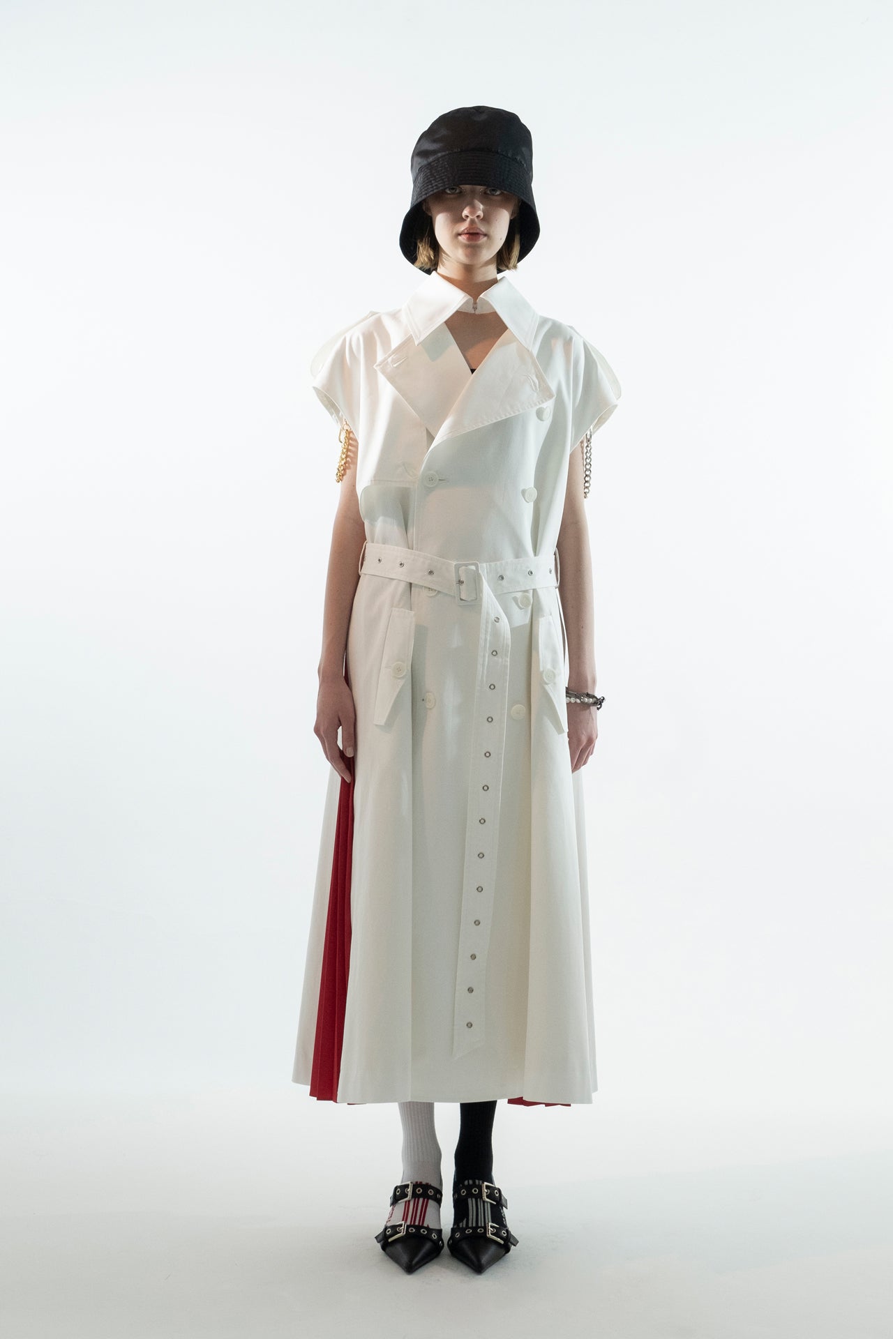 Module_Trench Coat White
