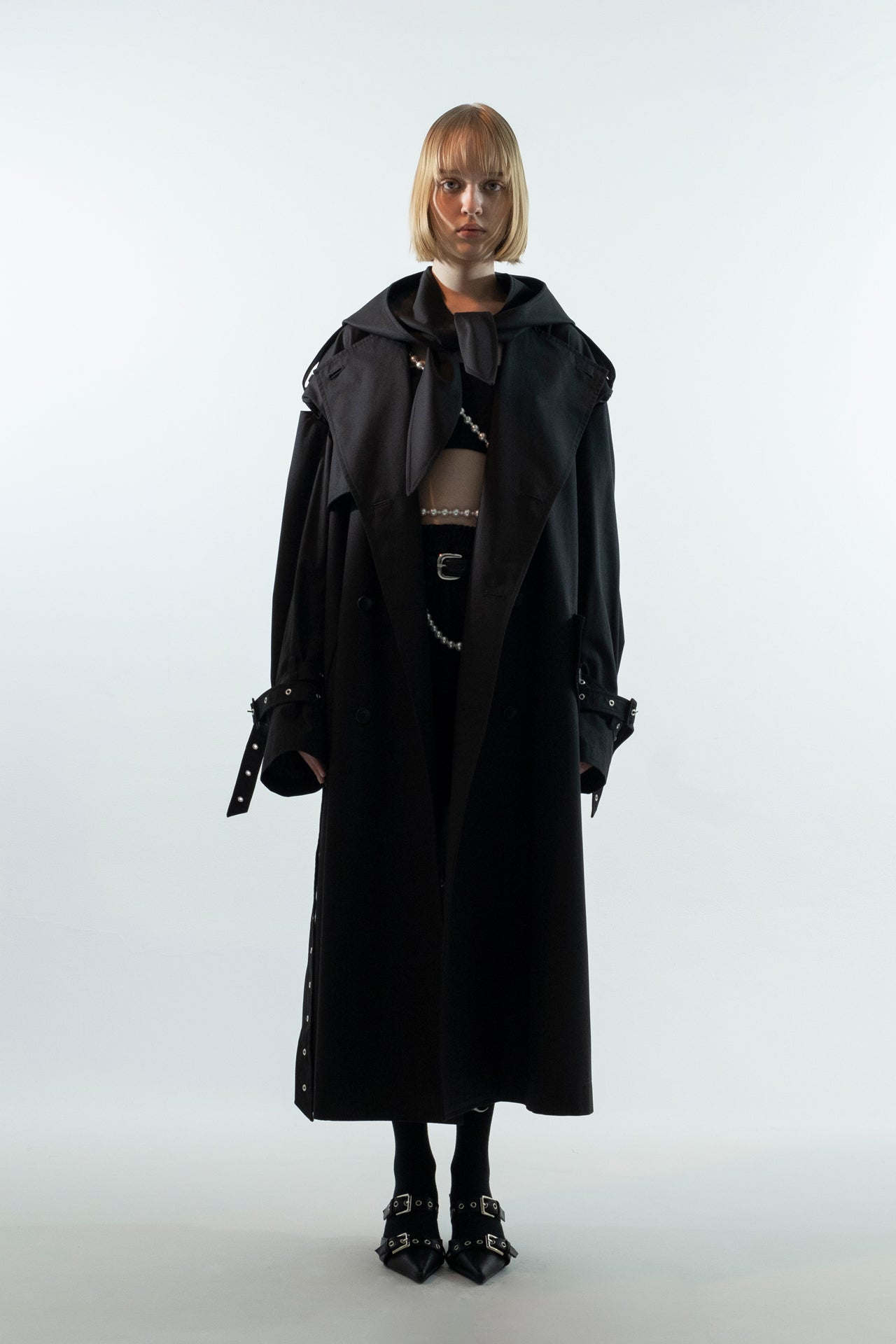 Module_Trench Coat Black