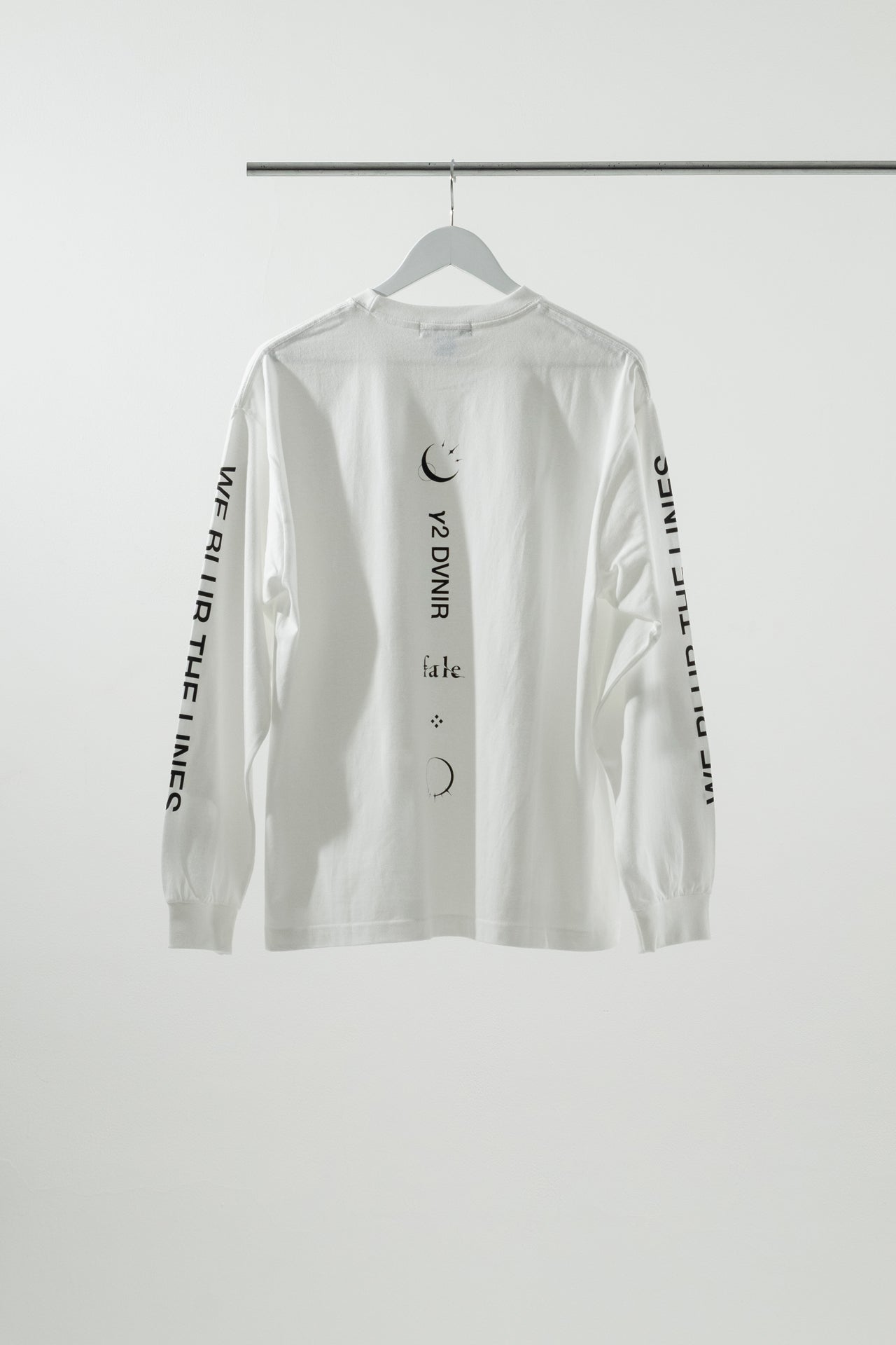 Spctra Print Long T-Shirt White