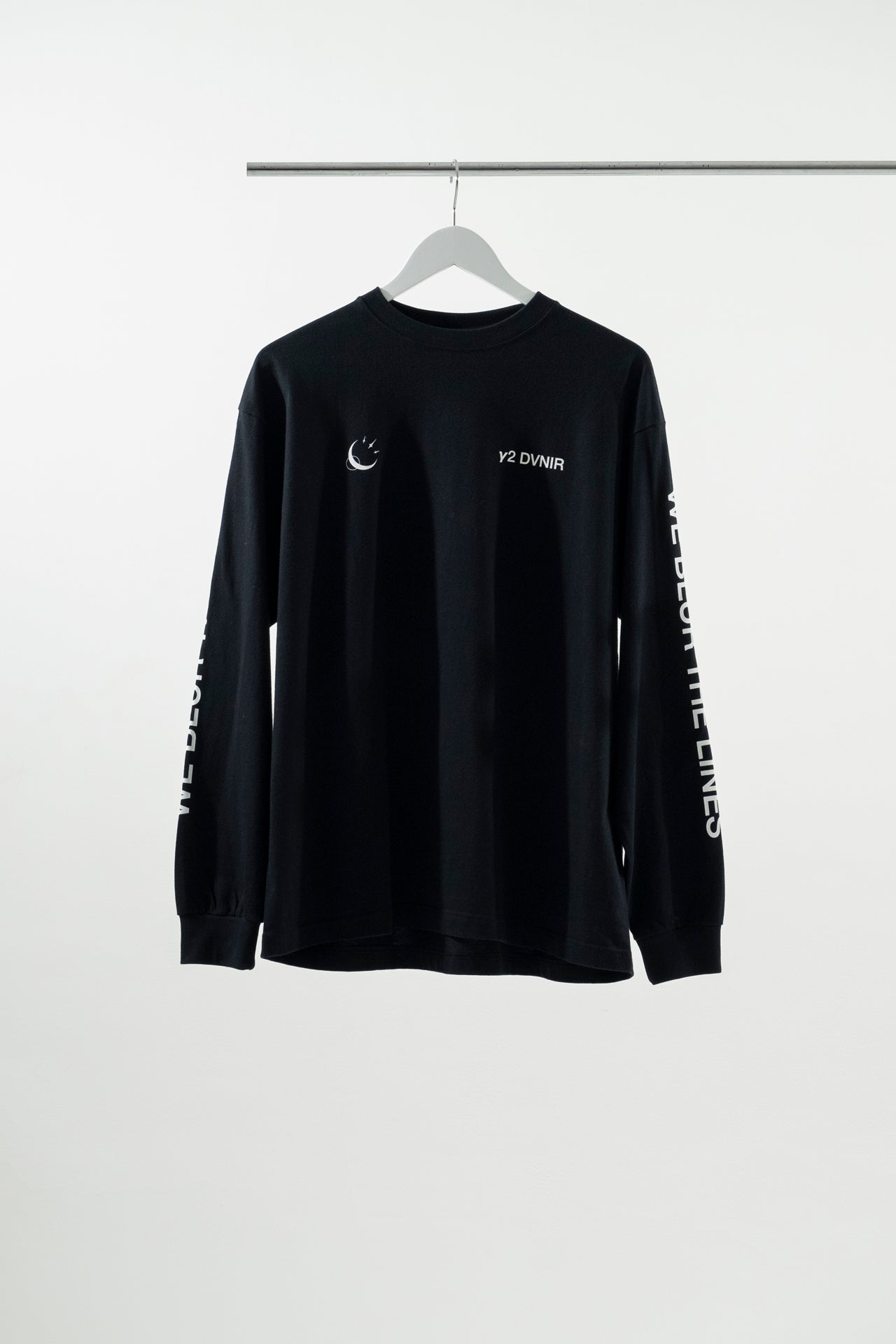 Spctra Print Long T-Shirt Black