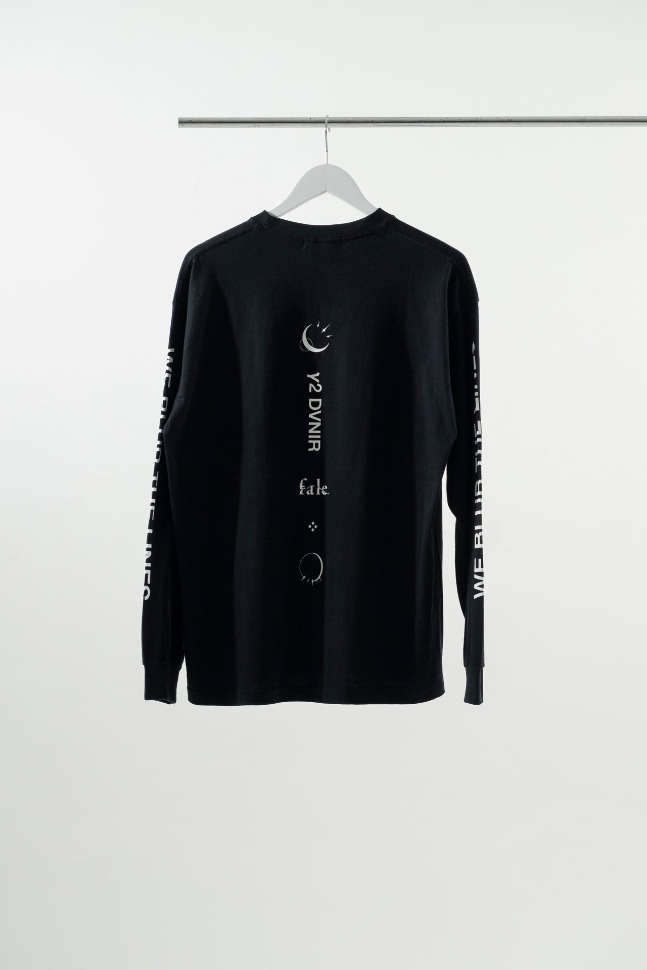 Spctra Print Long T-Shirt Black