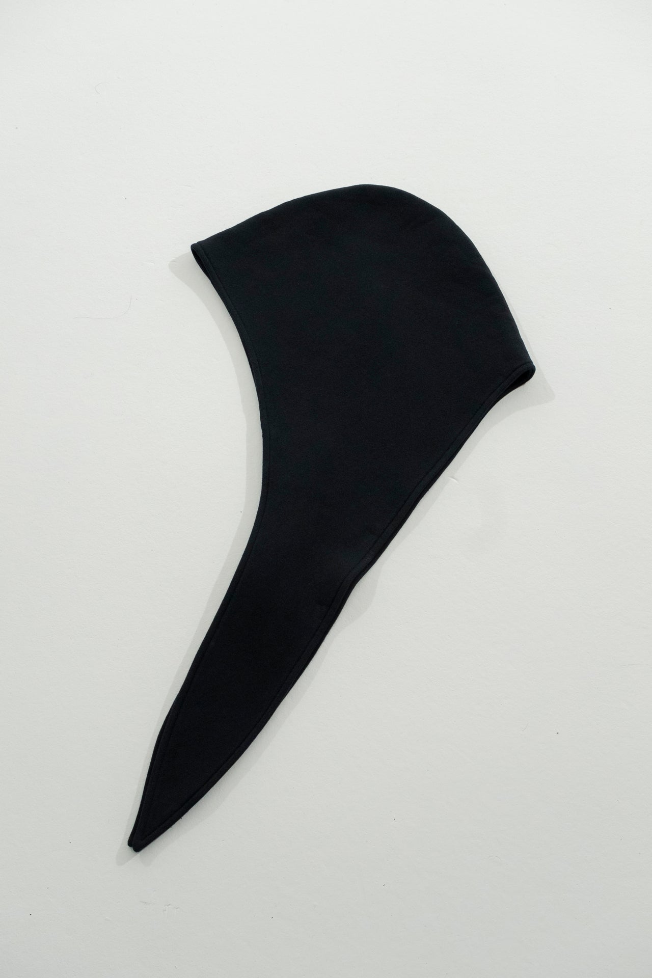 Module_Sweat Hooded Scarf Black
