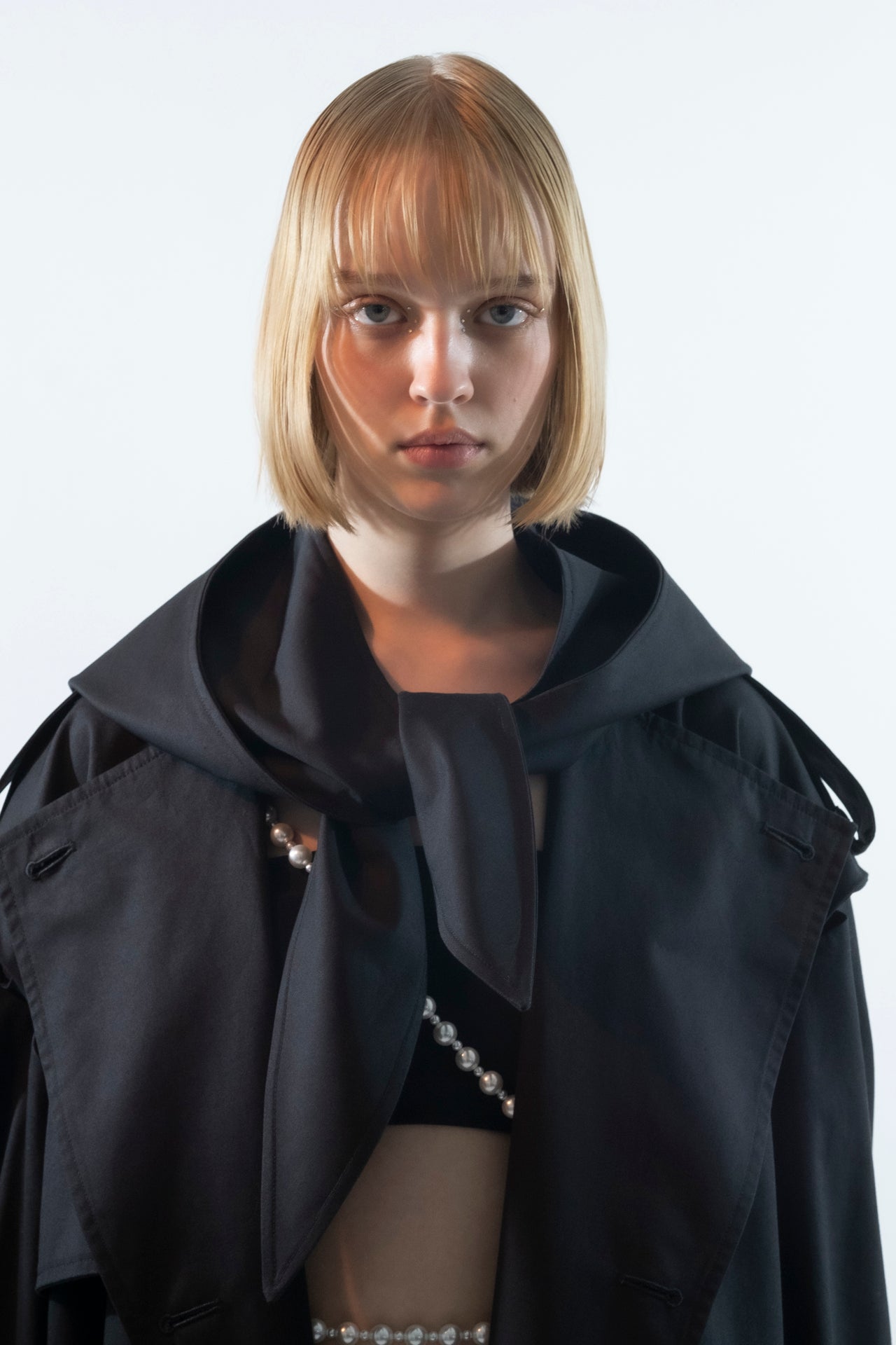 Module_Hooded Scarf Black