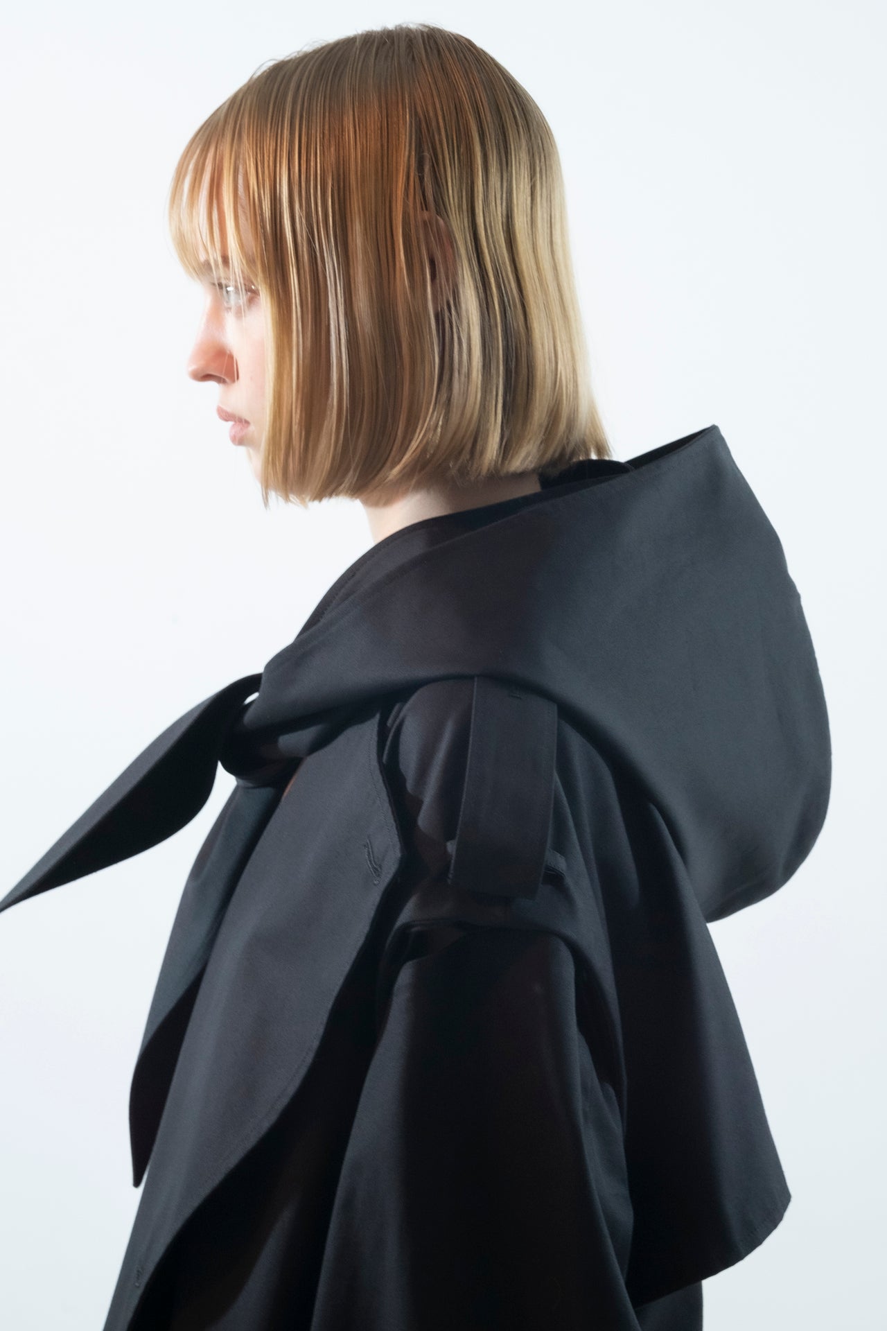 Module_Hooded Scarf Black