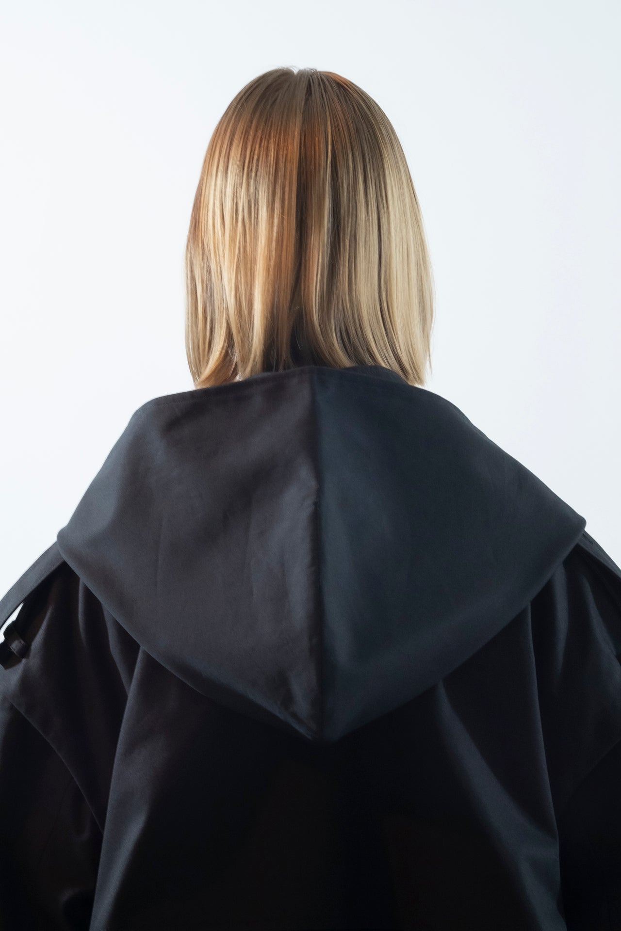 Module_Hooded Scarf Black