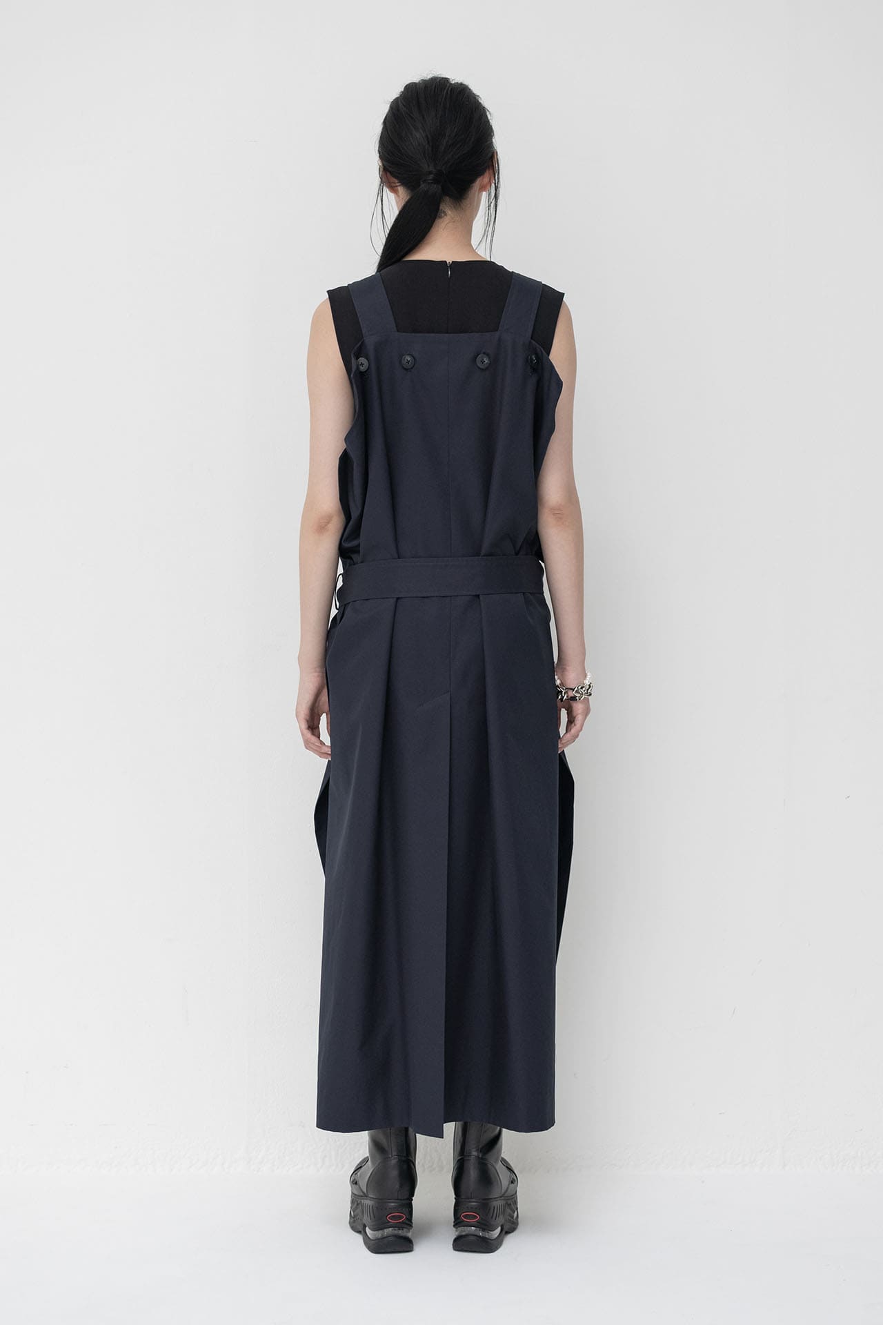 Layer_Trench Dress Navy