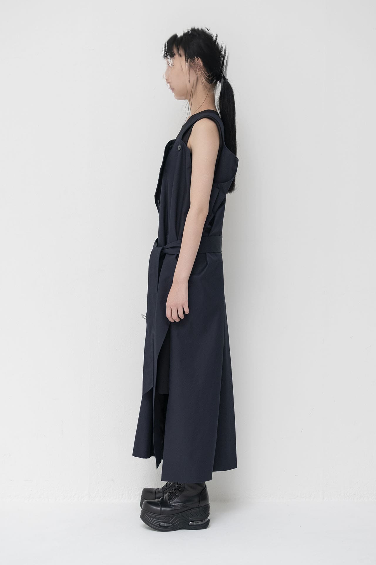 Layer_Trench Dress Navy
