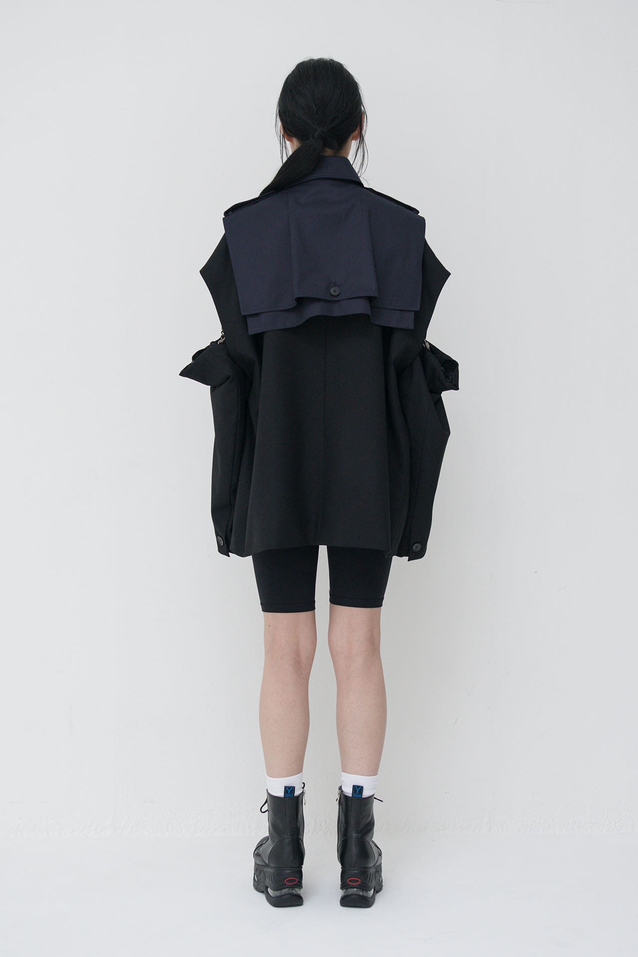 Slit_Trench Navy