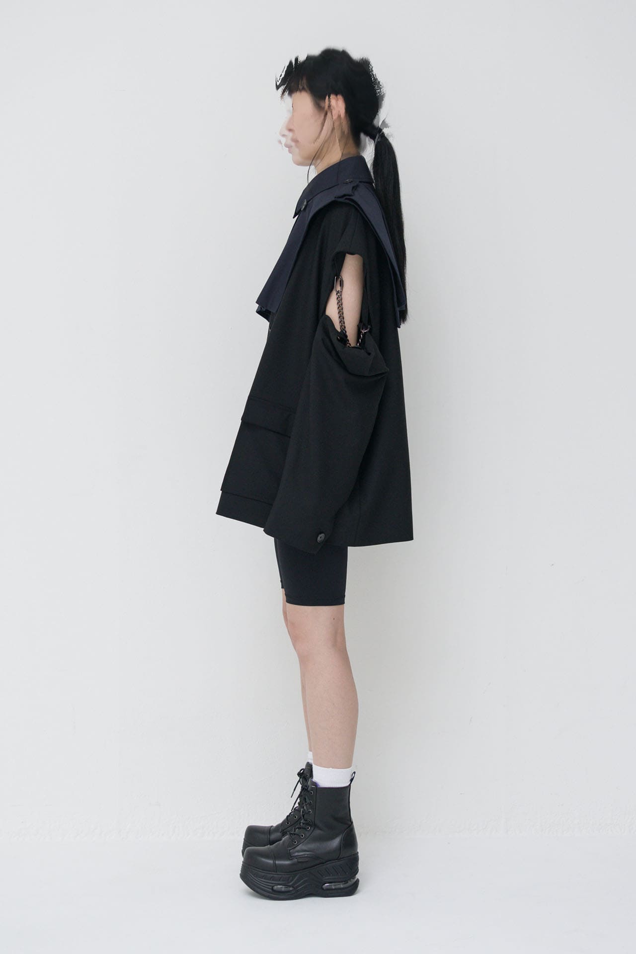 Slit_Trench Navy