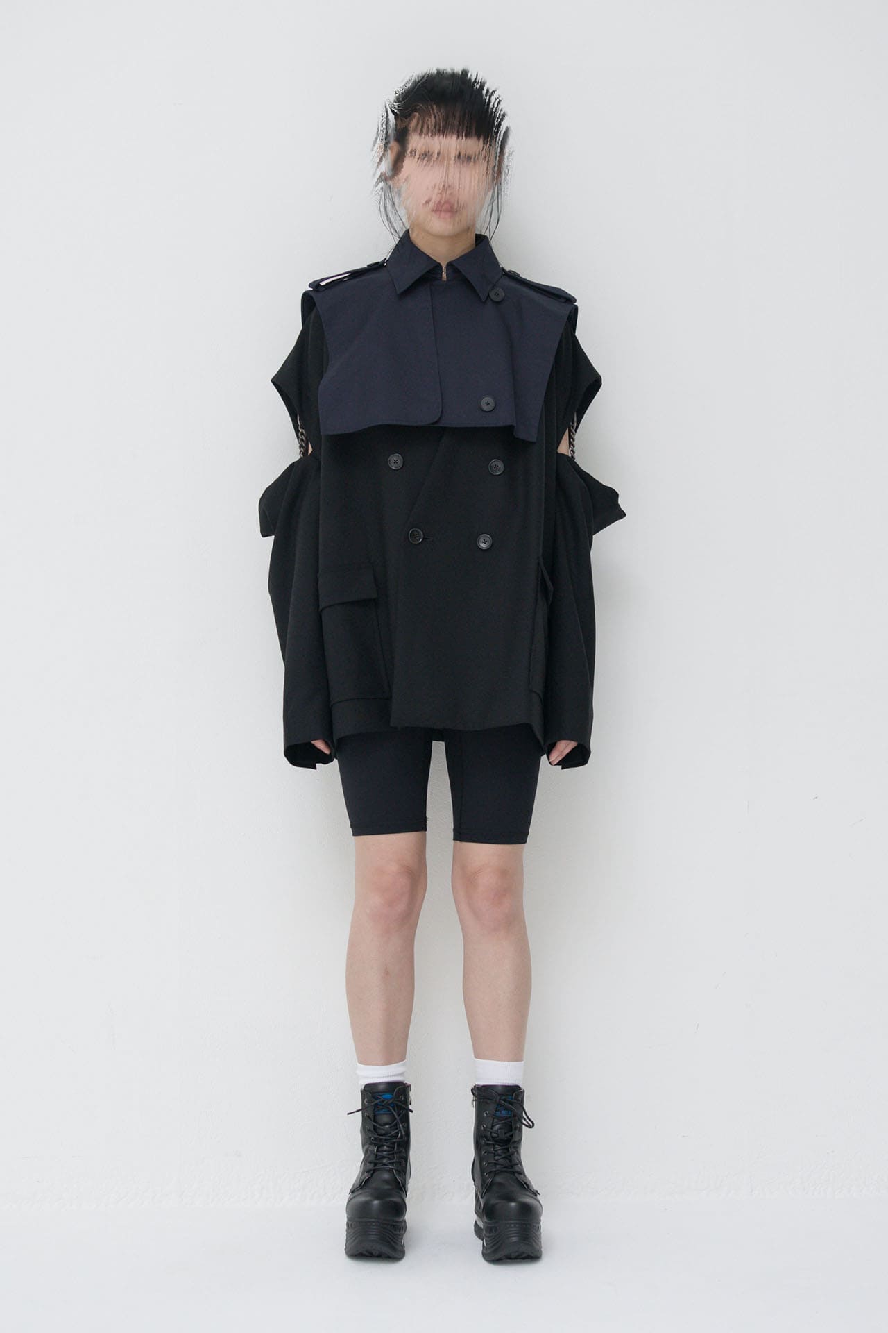 Slit_Trench Navy
