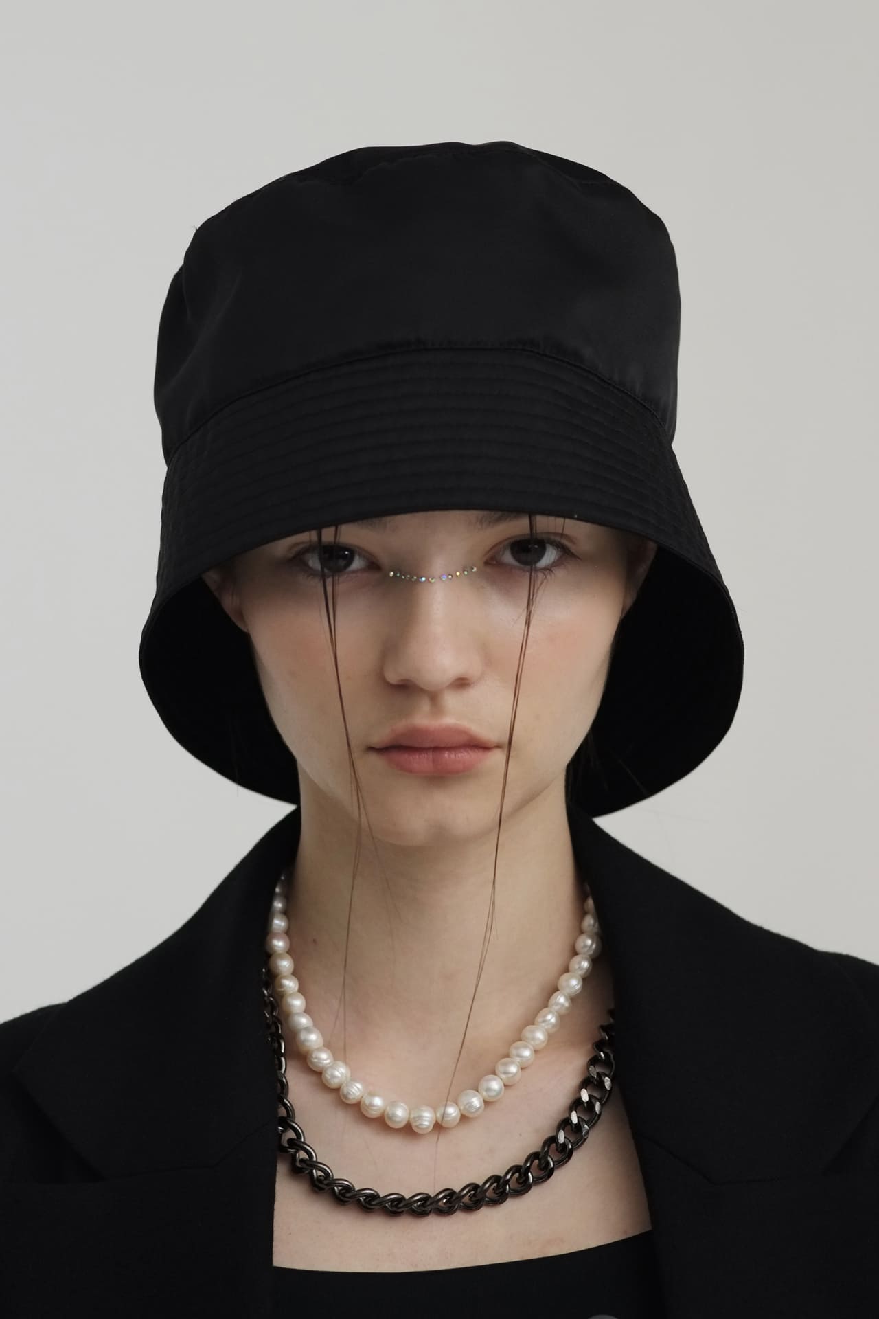 Nylon Bucket Hat Black
