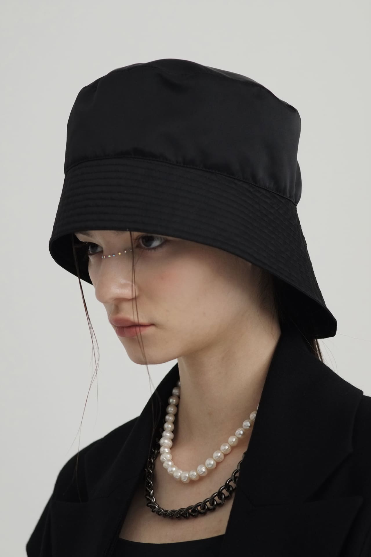 Nylon Bucket Hat Black
