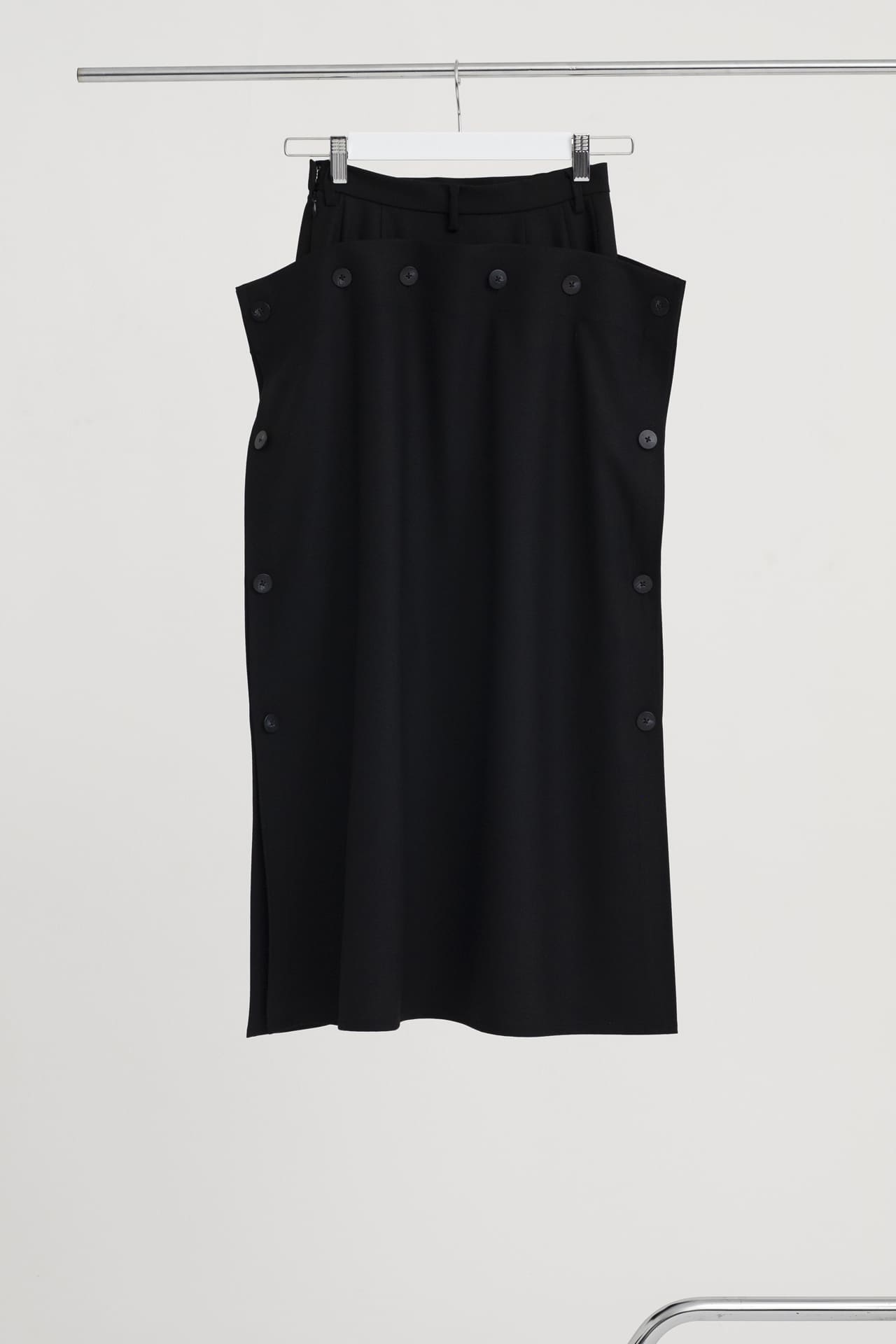 Layer_Skirt Long Black