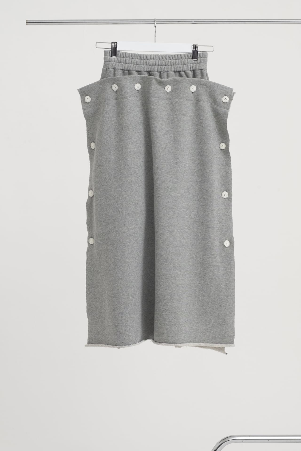 Layer_Sweat Skirt Long Gray