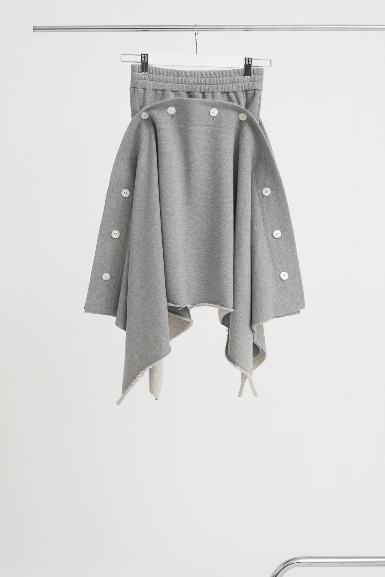 Layer_Sweat Skirt Wide Gray