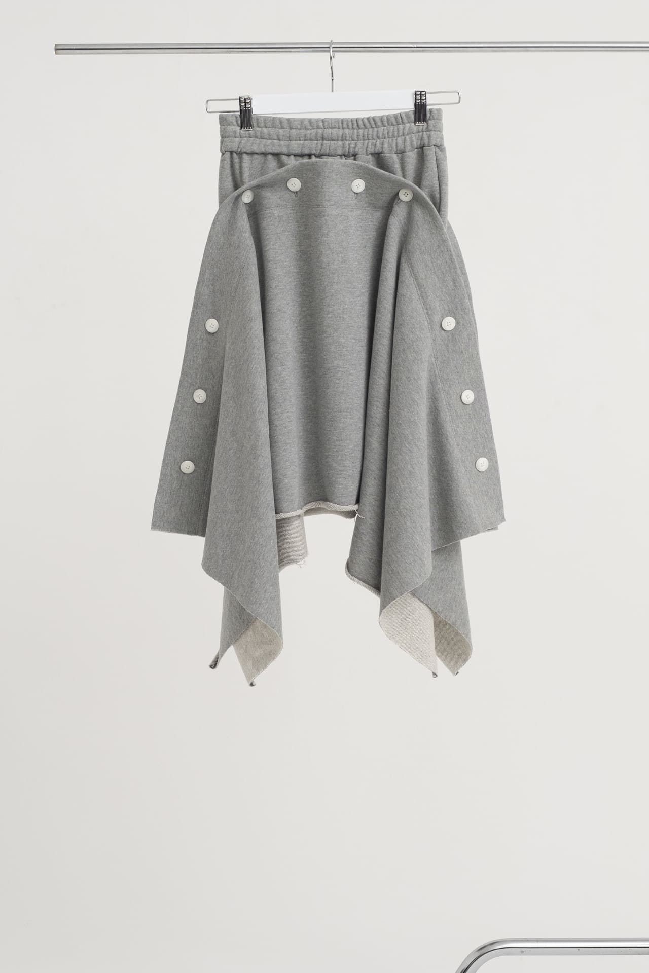 Layer_Sweat Skirt Wide Gray