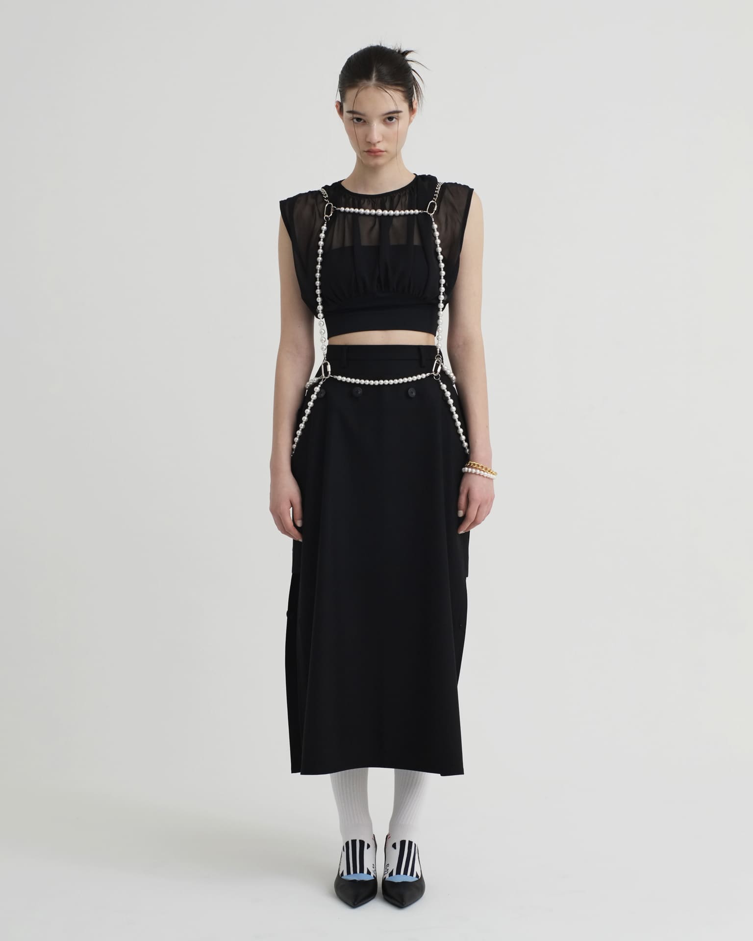 Contrast_Blouse Black