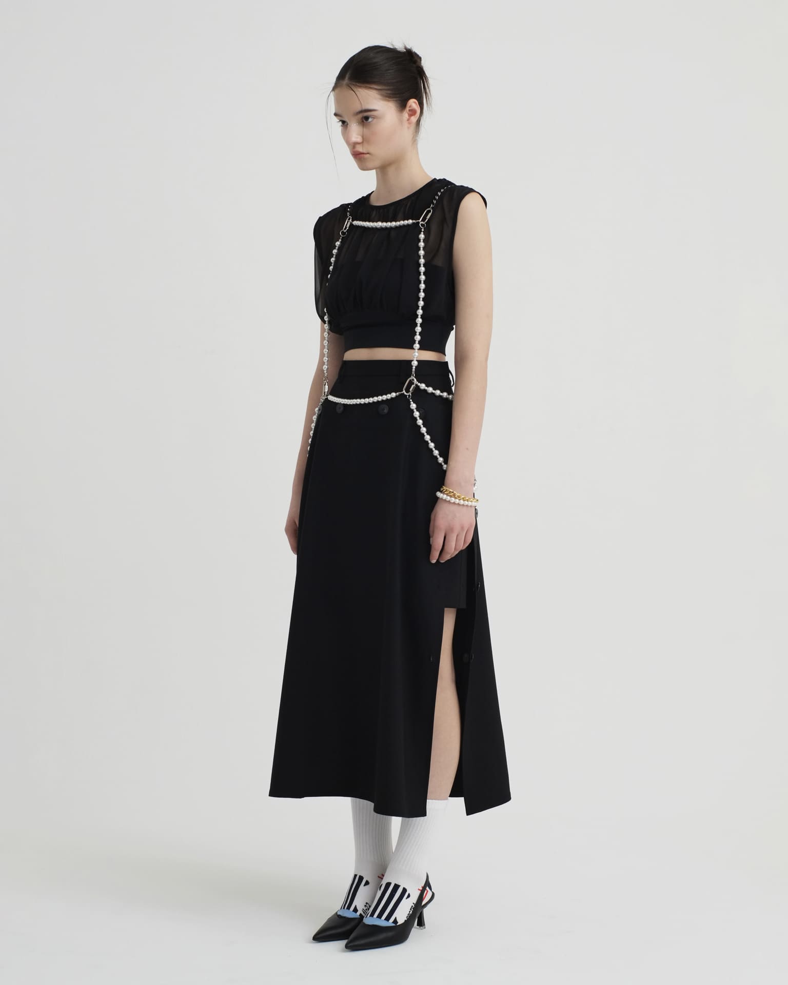 Contrast_Blouse Black