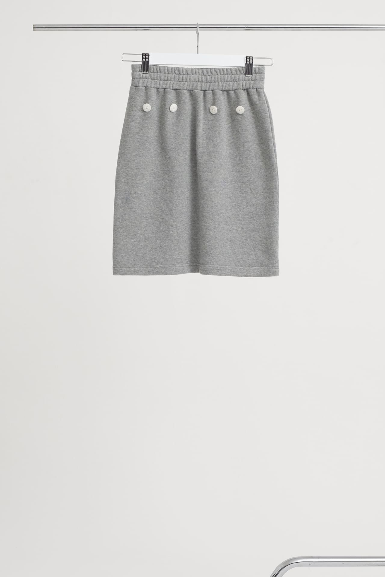 Layer_Sweat Skirt Long Gray