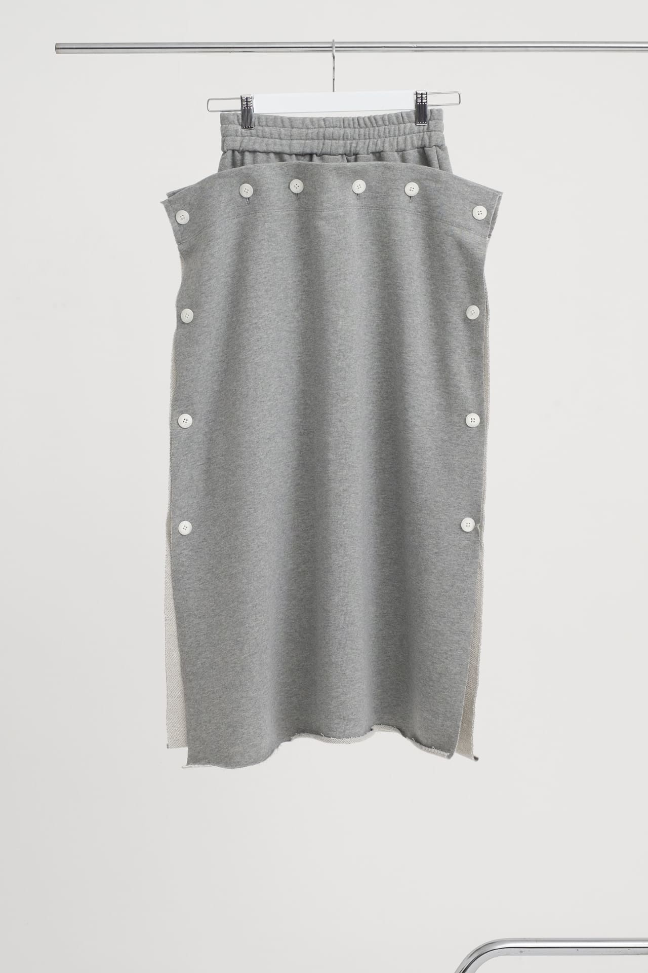 Layer_Sweat Skirt Long Gray
